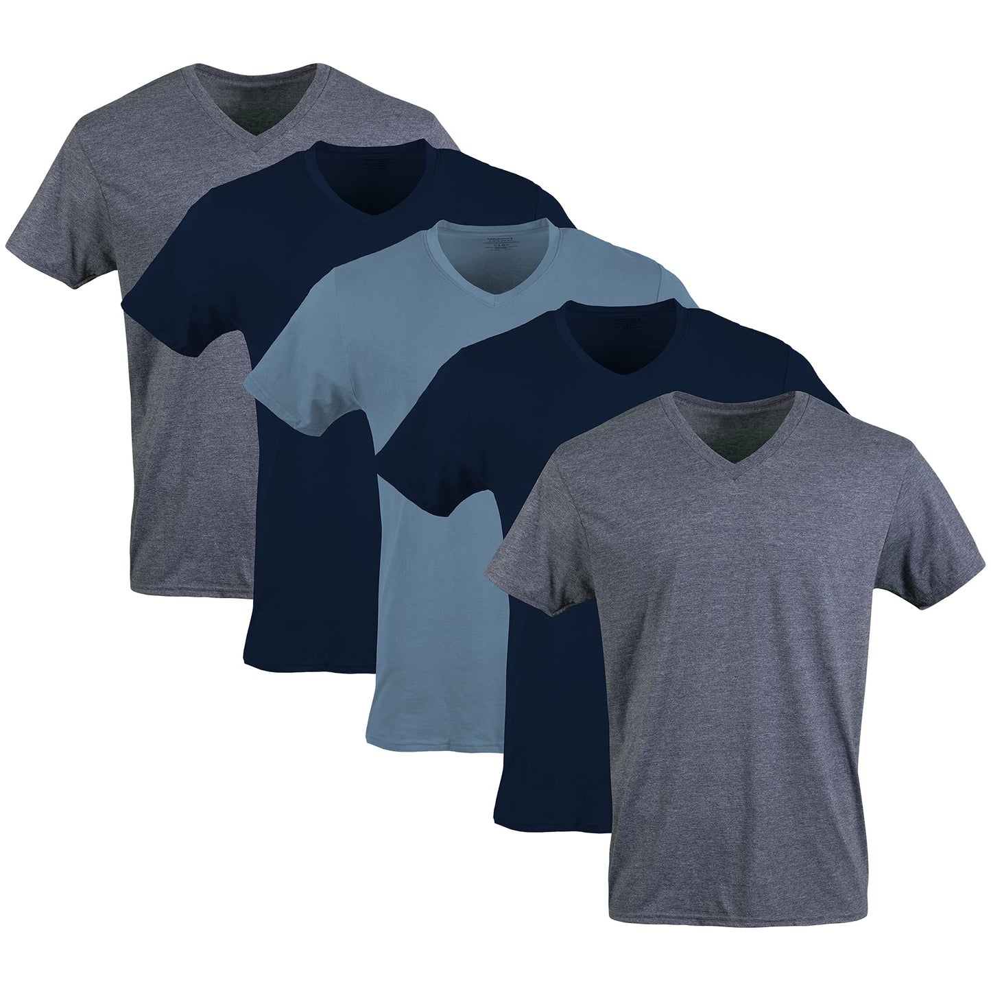 Gildan V-Ausschnitt T-Shirts Multipack Style G1103 Tricot Homme (Lot de 5)