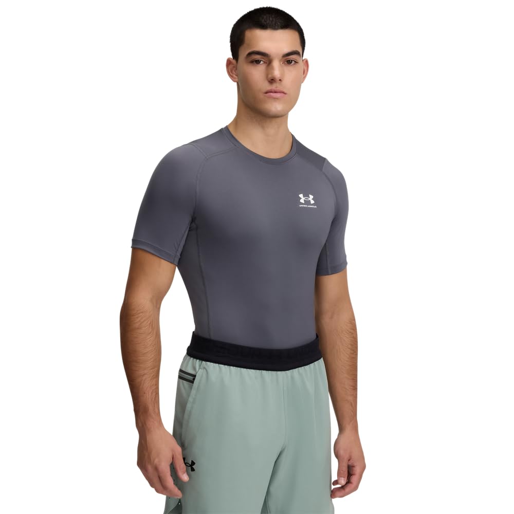 Under Armour UA HG Armour Comp SS T-Shirt à Manches Courtes, T-Shirt de Compression pour Homme Homme (Lot de 1)
