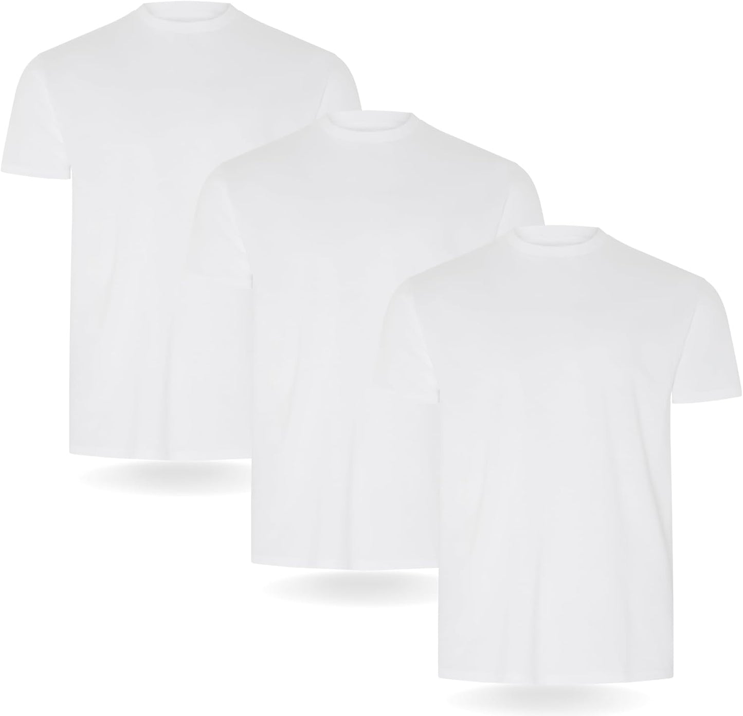FM London Lot de 3/5 t-Shirts pour Hommes - T-Shirts de qualité supérieure avec Design légèrement ajusté