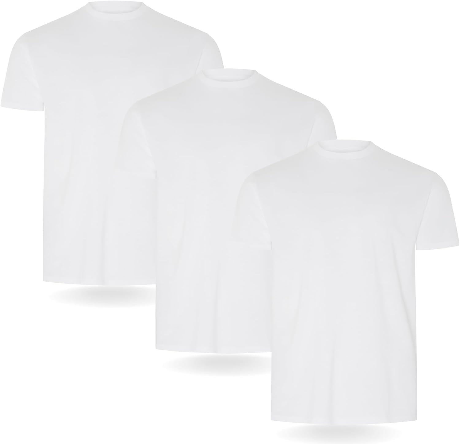 FM London Lot de 3/5 t-Shirts pour Hommes - T-Shirts de qualité supérieure avec Design légèrement ajusté