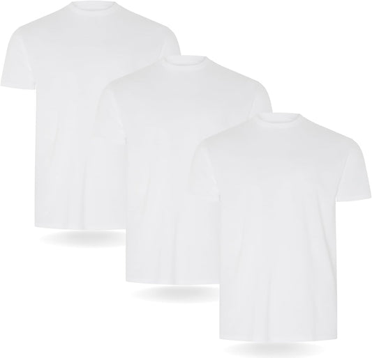 FM London Lot de 3/5 t-Shirts pour Hommes - T-Shirts de qualité supérieure avec Design légèrement ajusté