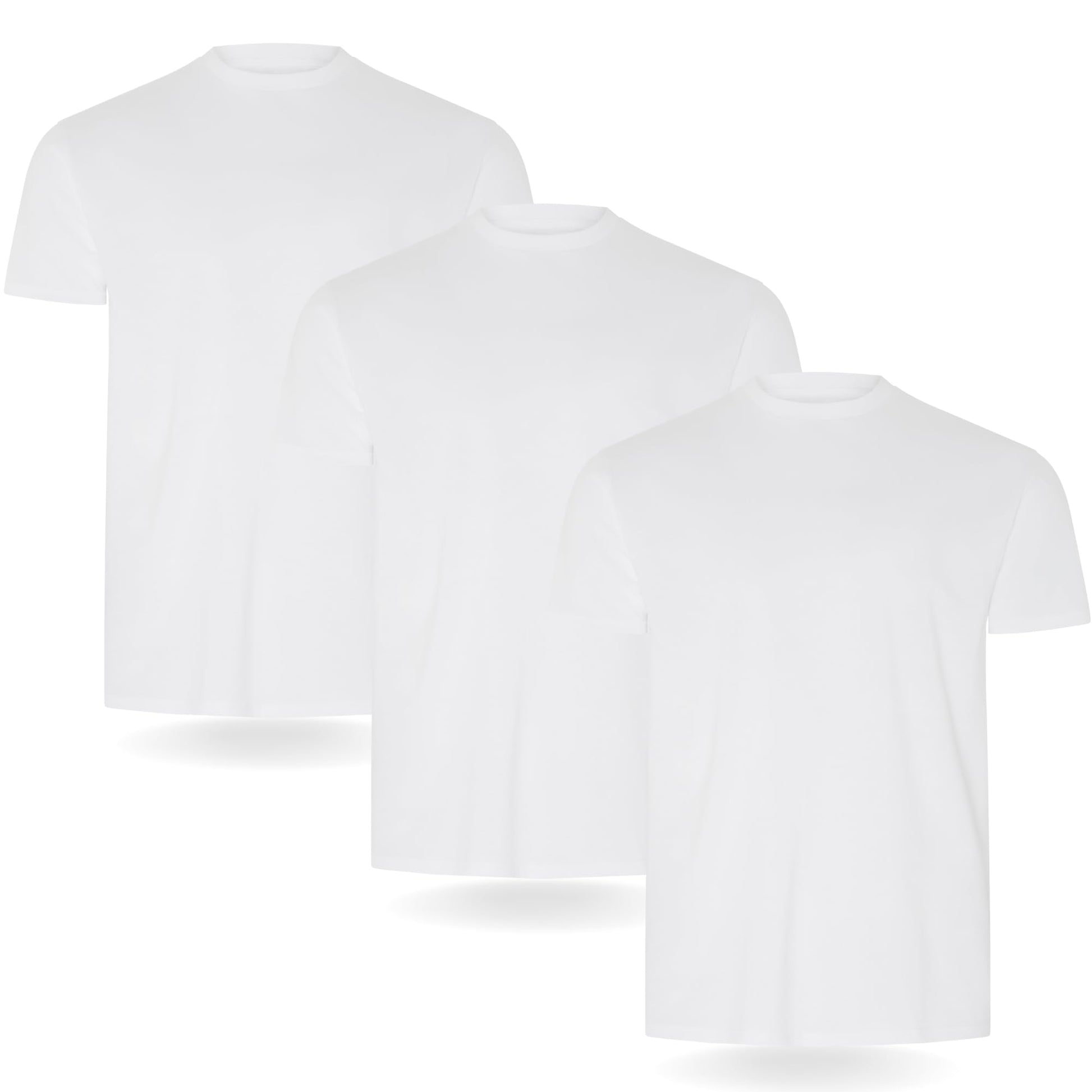 FM London Lot de 3/5 t-Shirts pour Hommes - T-Shirts de qualité supérieure avec Design légèrement ajusté