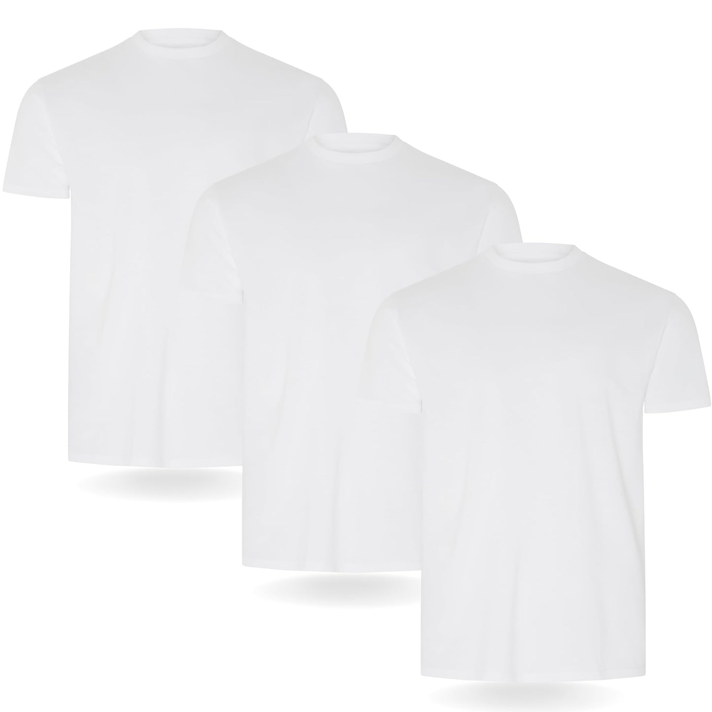 FM London Lot de 3/5 t-Shirts pour Hommes - T-Shirts de qualité supérieure avec Design légèrement ajusté