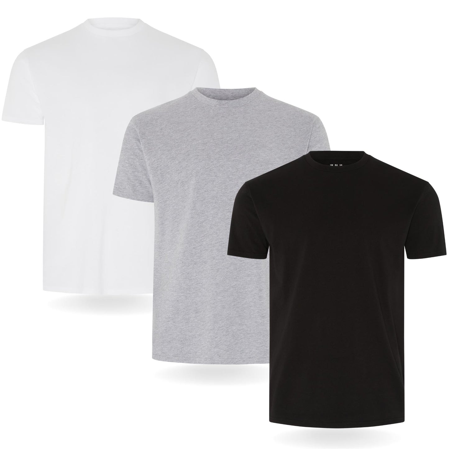 FM London Lot de 3/5 t-Shirts pour Hommes - T-Shirts de qualité supérieure avec Design légèrement ajusté