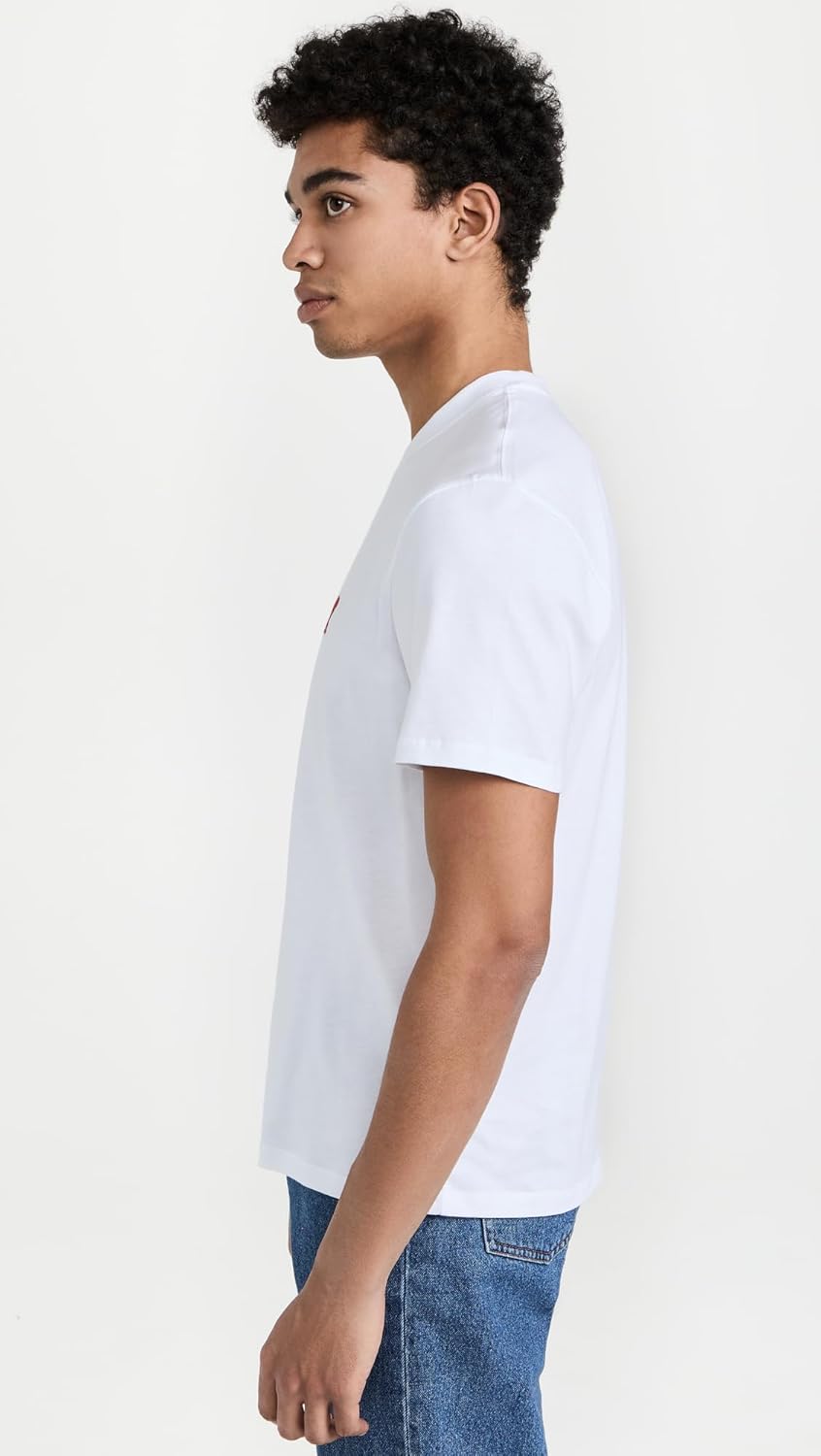 AMI PARIS Tshirt en Jersey de Coton Biologique