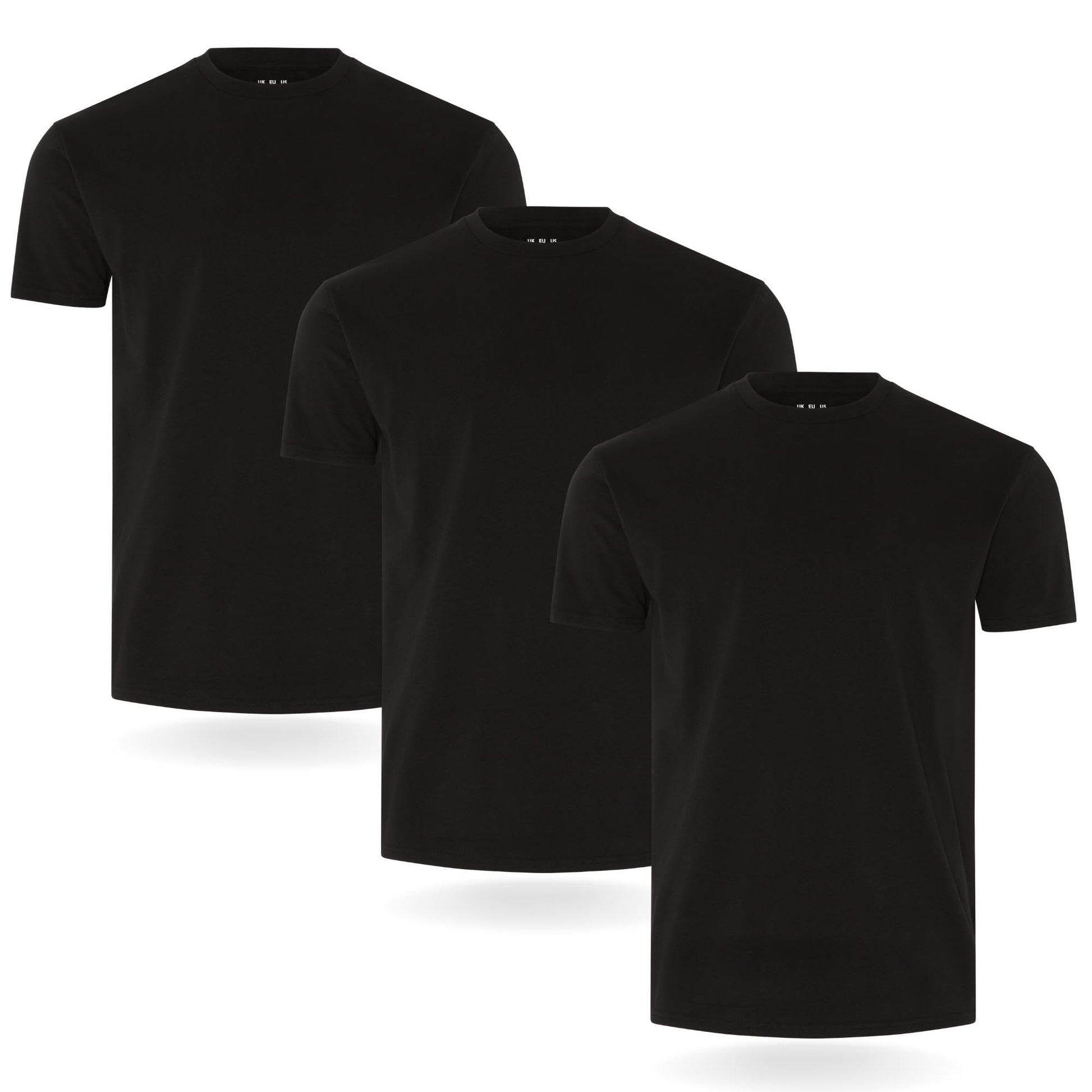 FM London Lot de 3/5 t-Shirts pour Hommes - T-Shirts de qualité supérieure avec Design légèrement ajusté