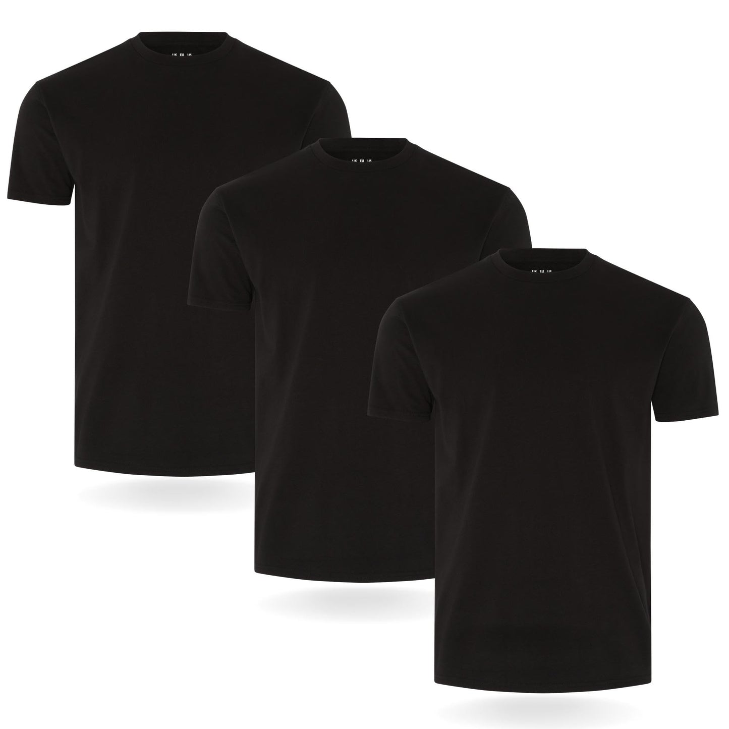 FM London Lot de 3/5 t-Shirts pour Hommes - T-Shirts de qualité supérieure avec Design légèrement ajusté