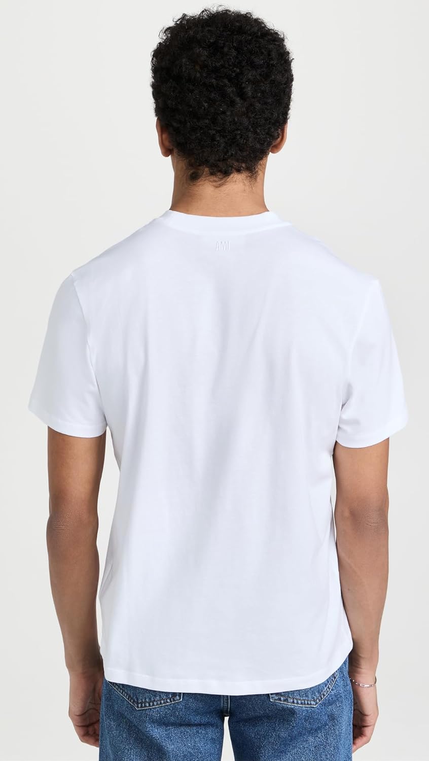 AMI PARIS Tshirt en Jersey de Coton Biologique