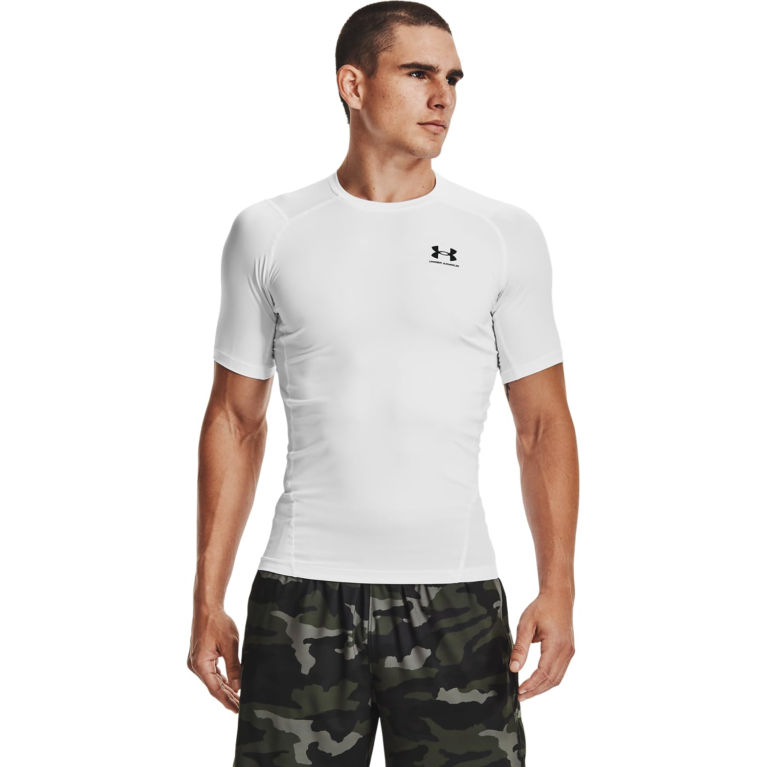 Under Armour UA HG Armour Comp SS T-Shirt à Manches Courtes, T-Shirt de Compression pour Homme Homme (Lot de 1)