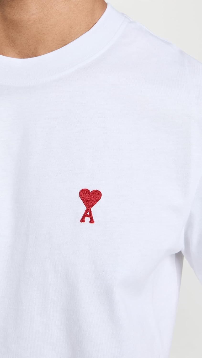 AMI PARIS Tshirt en Jersey de Coton Biologique