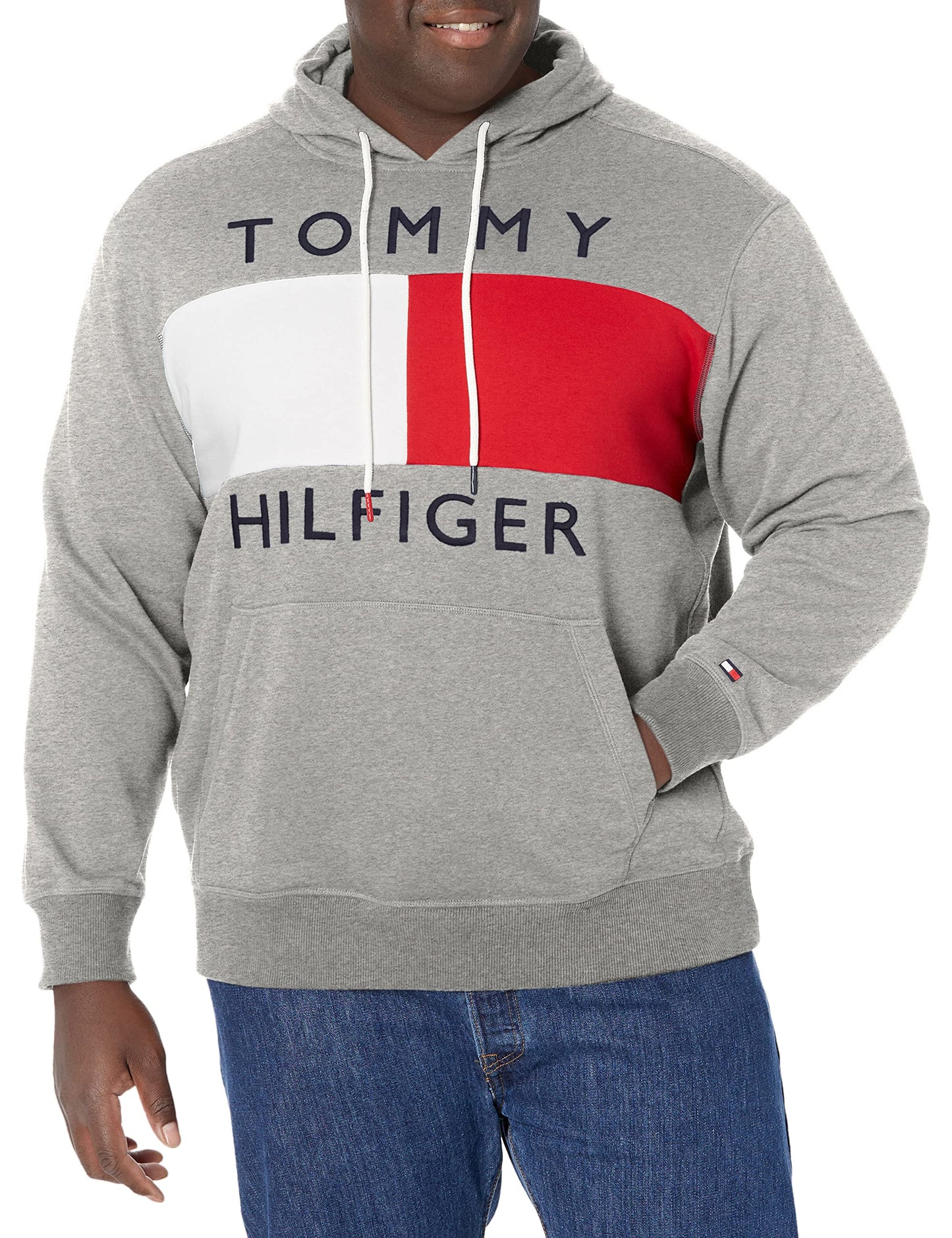Tommy Hilfiger Sweat à Capuche Homme Core Tommy Logo avec Capuche