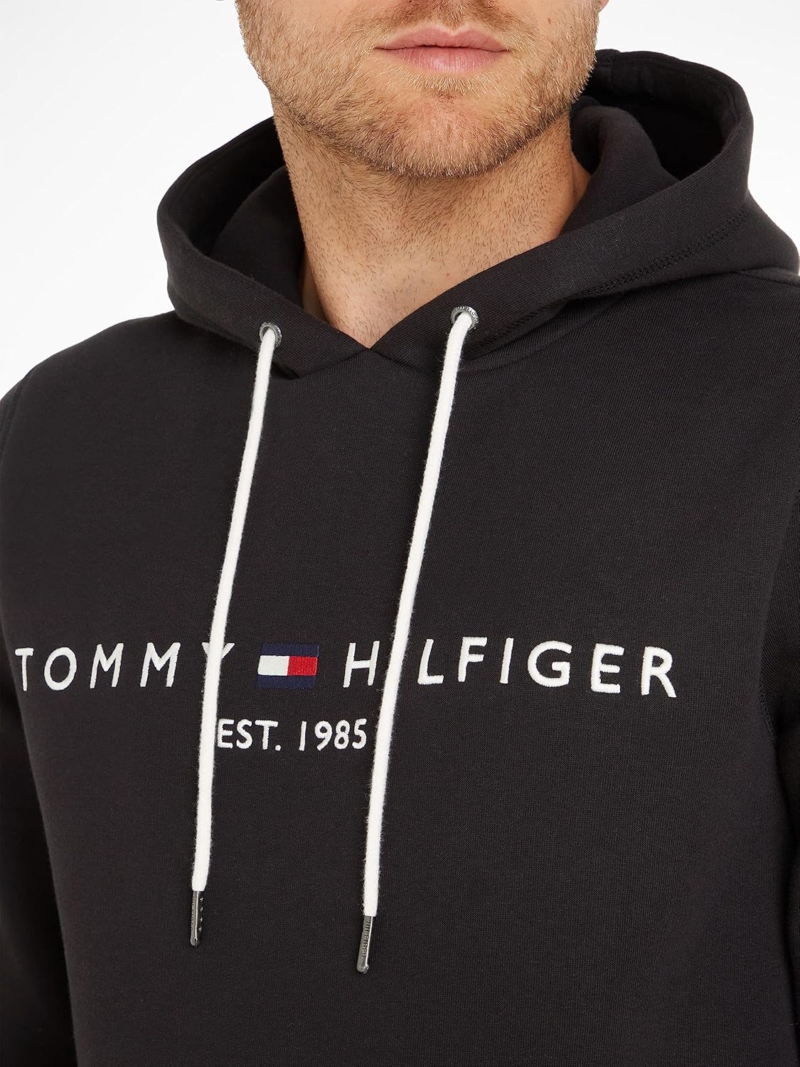 Tommy Hilfiger Sweat à Capuche Homme Core Tommy Logo avec Capuche